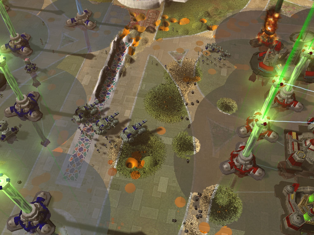 激烈的戰鬥場面