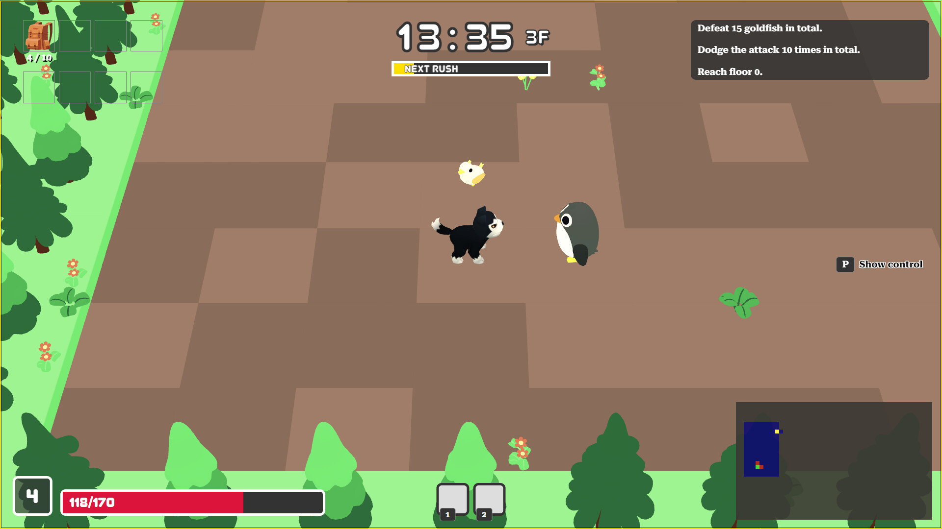 遊戲戰鬥畫面，角色正在與多個敵人戰鬥