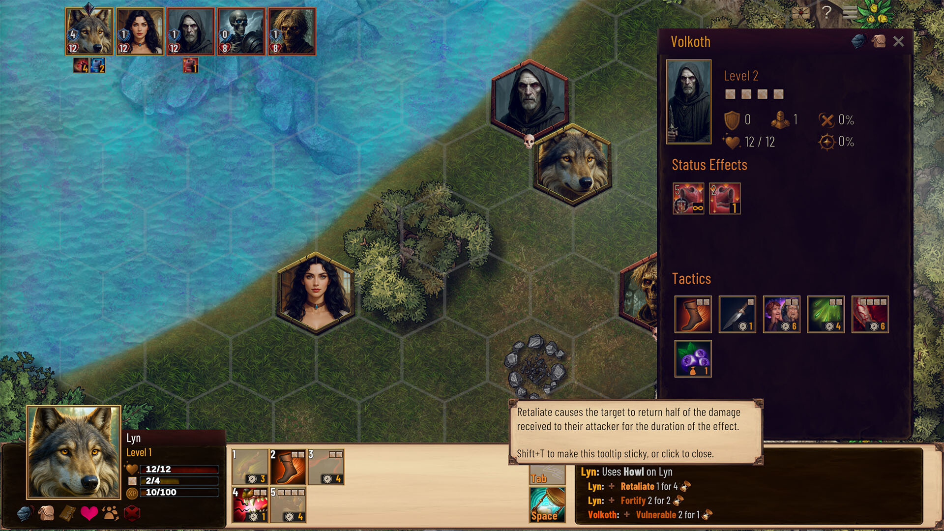 遊戲中的六角格回合制戰鬥場景