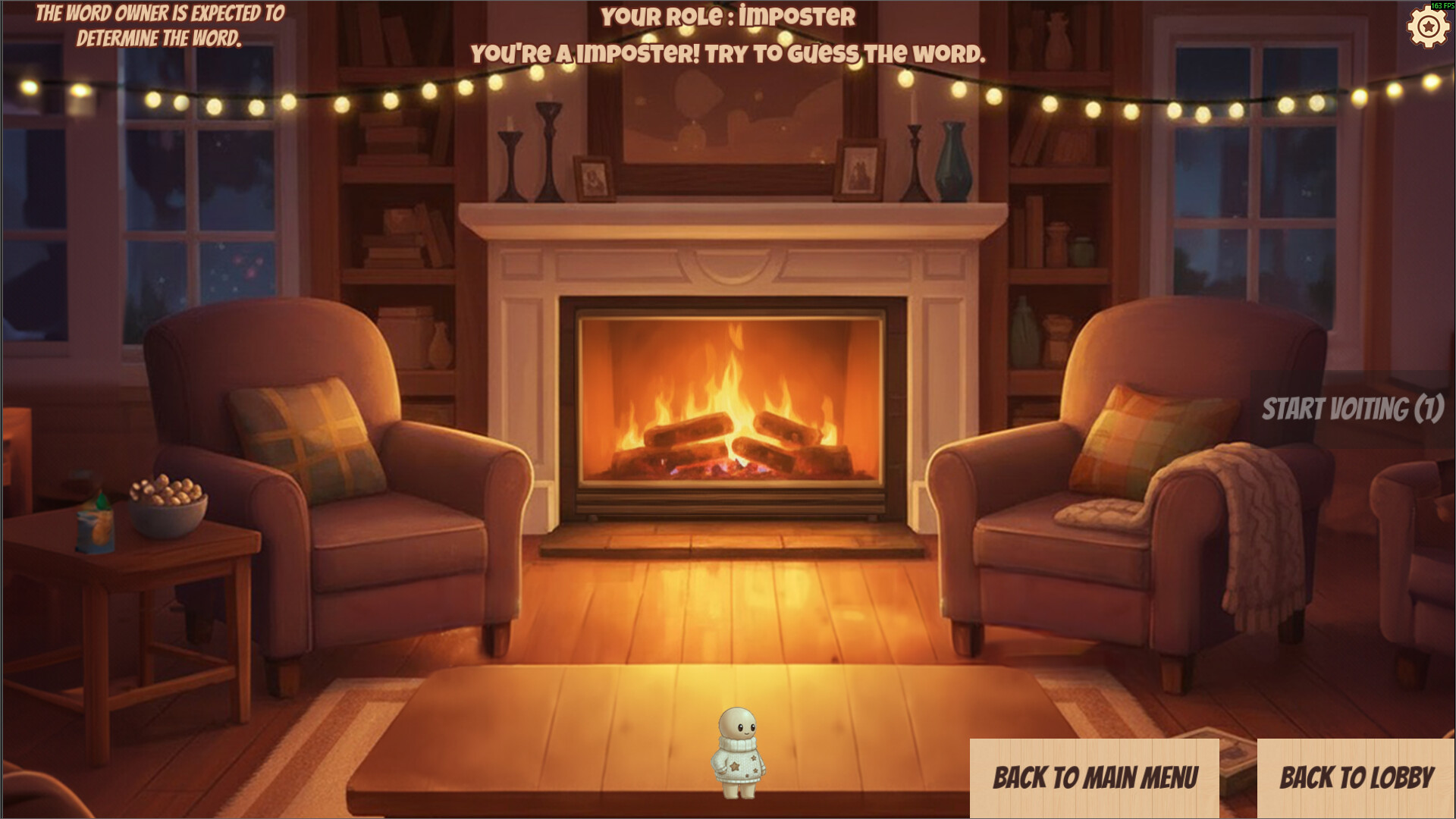 玩家正在輸入線索詞彙的遊戲畫面