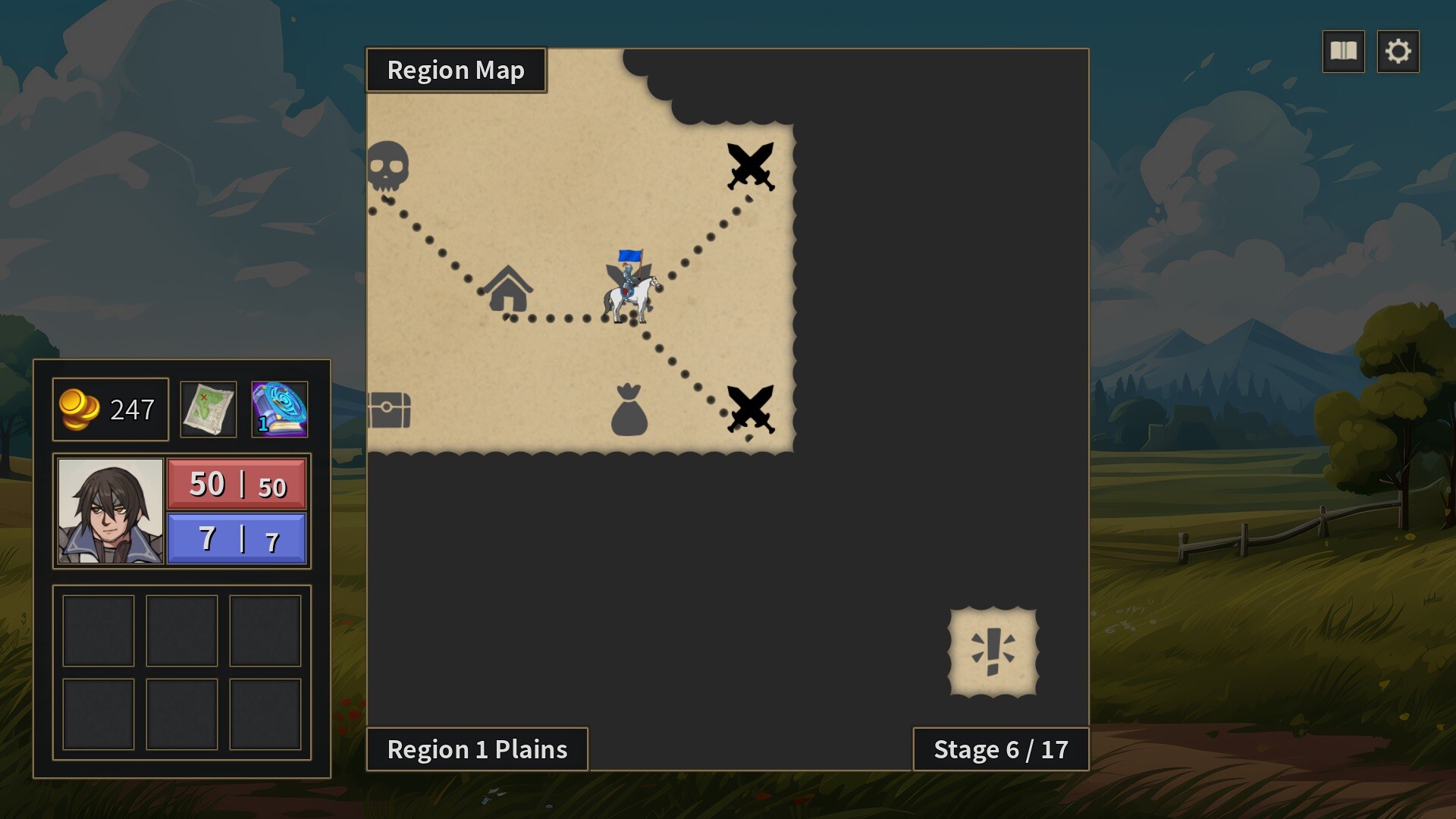 玩家施放法術對抗大量的敵人