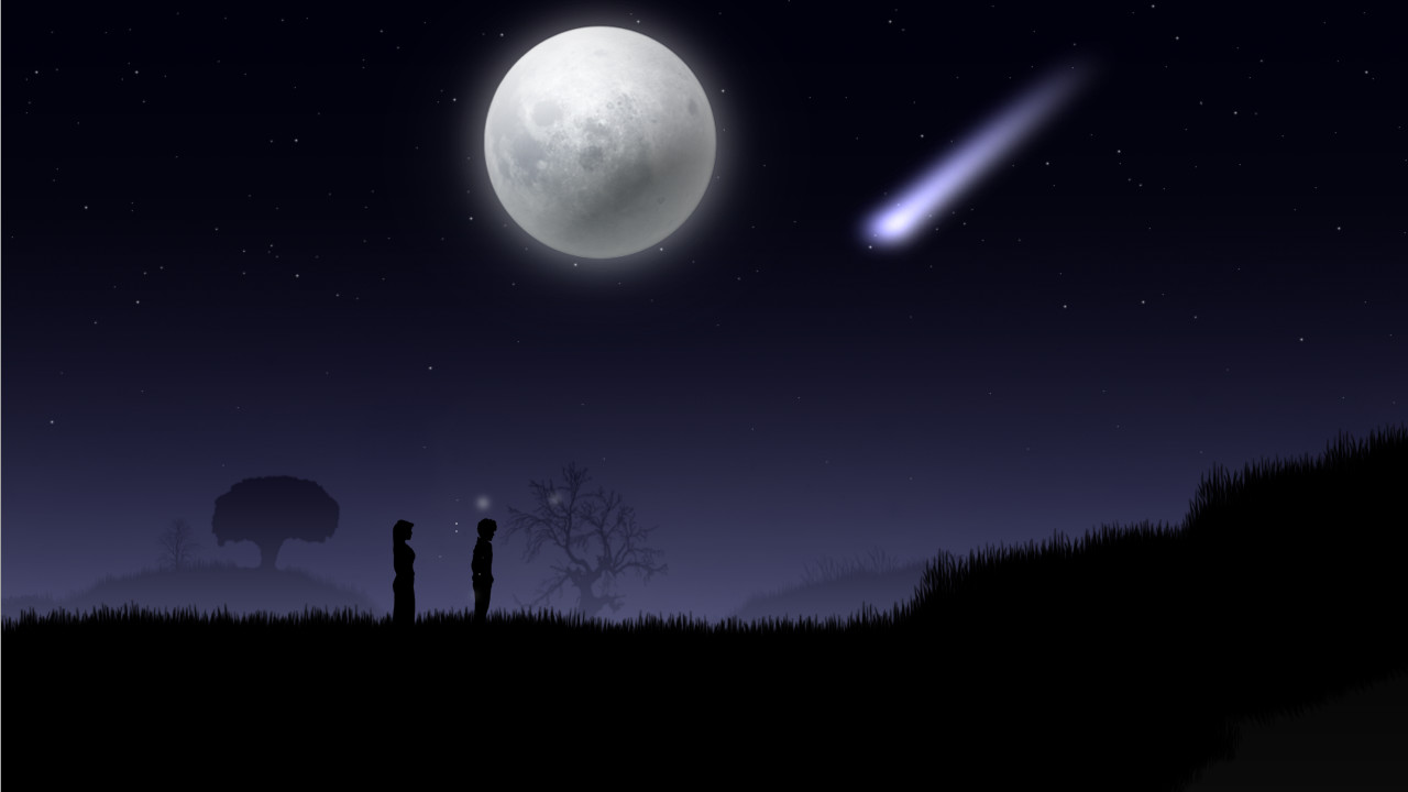 星空遊戲中的剪影風格