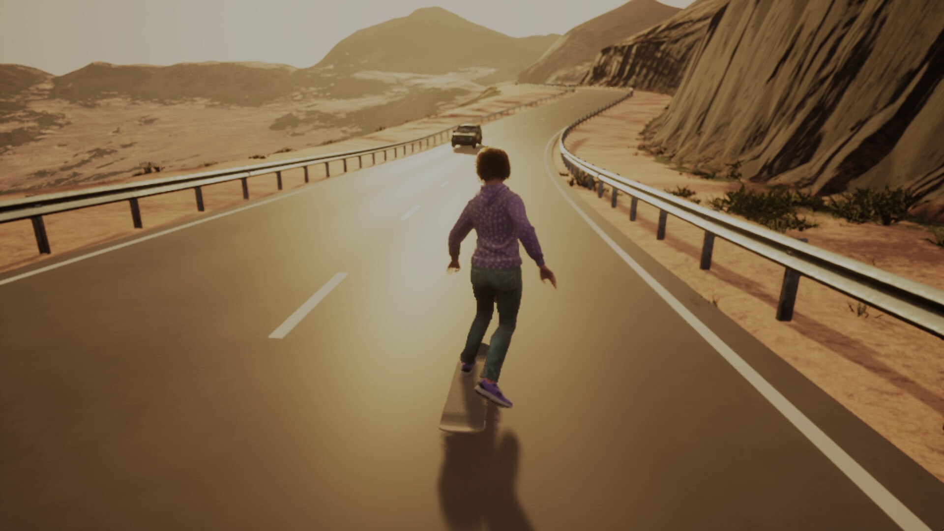 遊戲中一處被冰雪覆蓋的賽道,充滿挑戰性