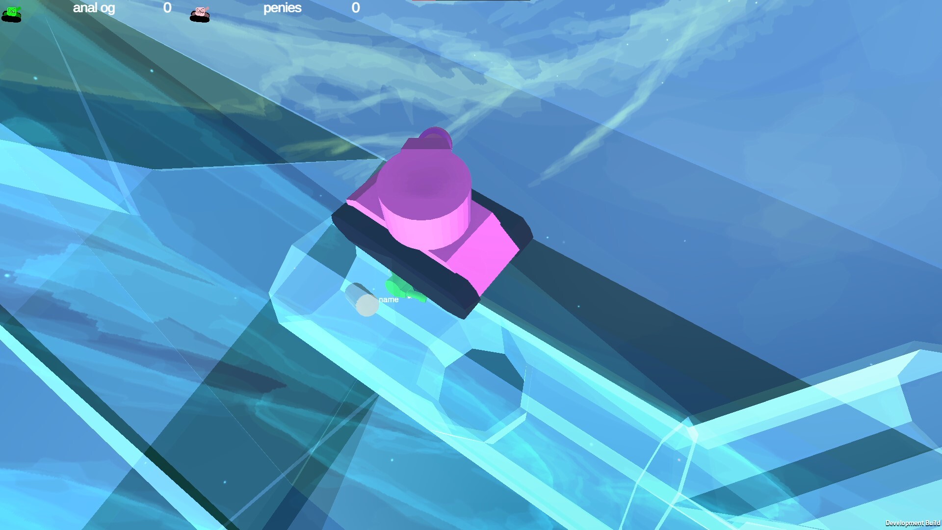 Tonks 在玻璃迷宮中對戰