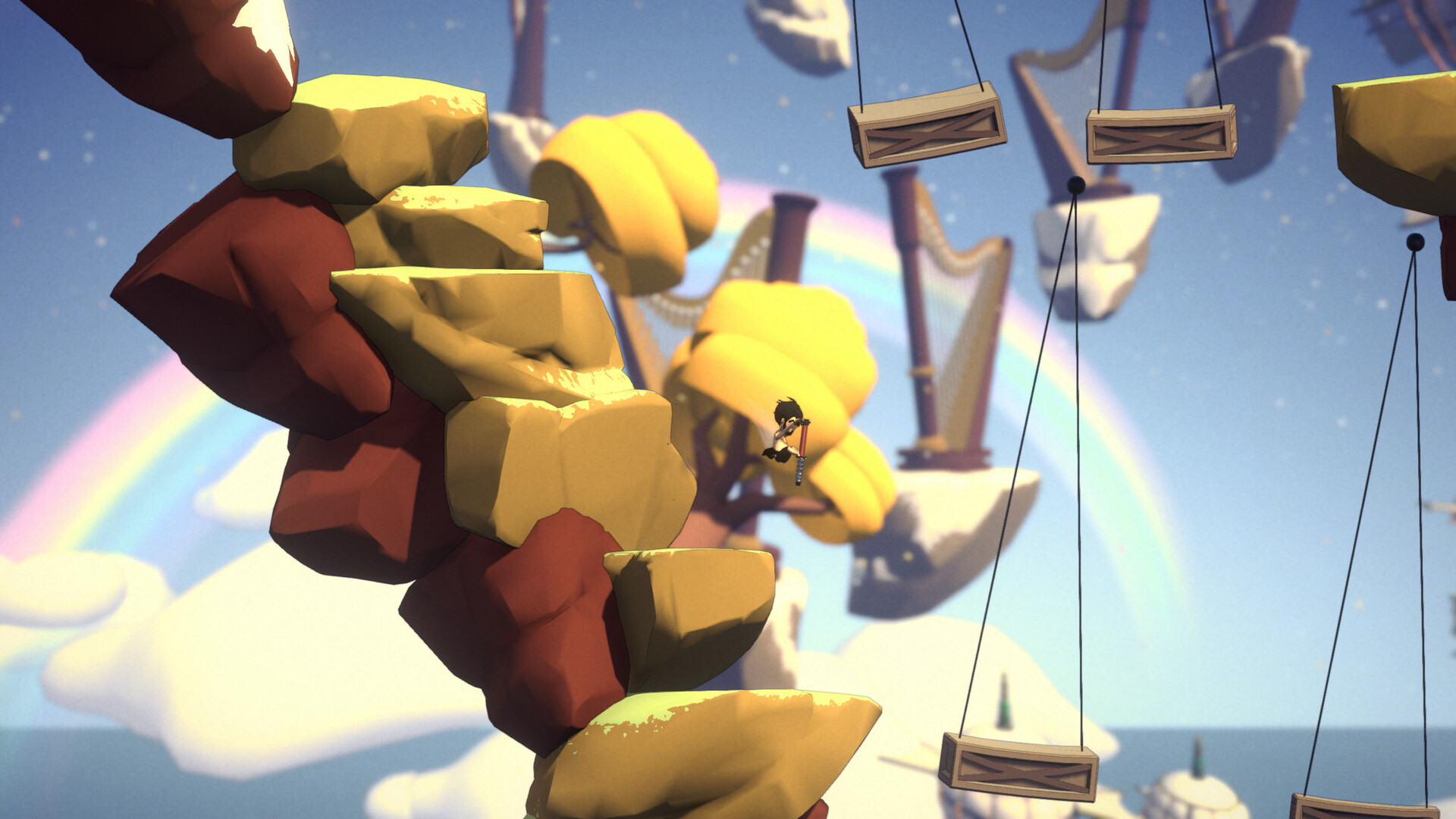 《堅持下去》遊戲中多彩的極簡場景