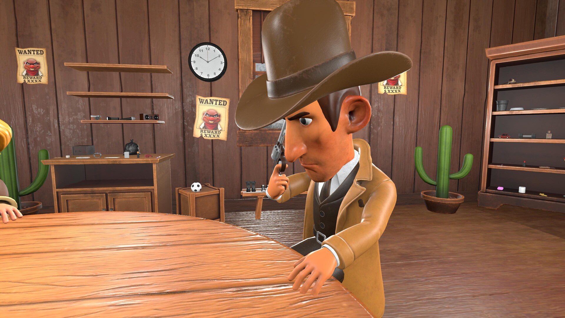 玩家們在遊戲場景中選擇物件來提供線索。