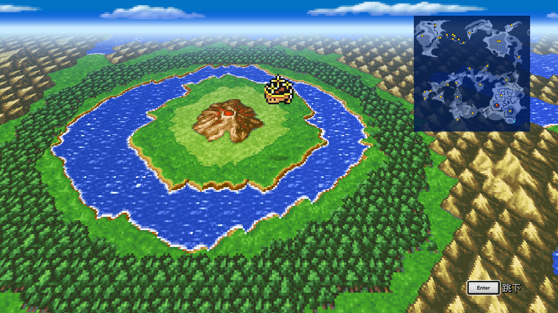 遊戲中的城鎮場景