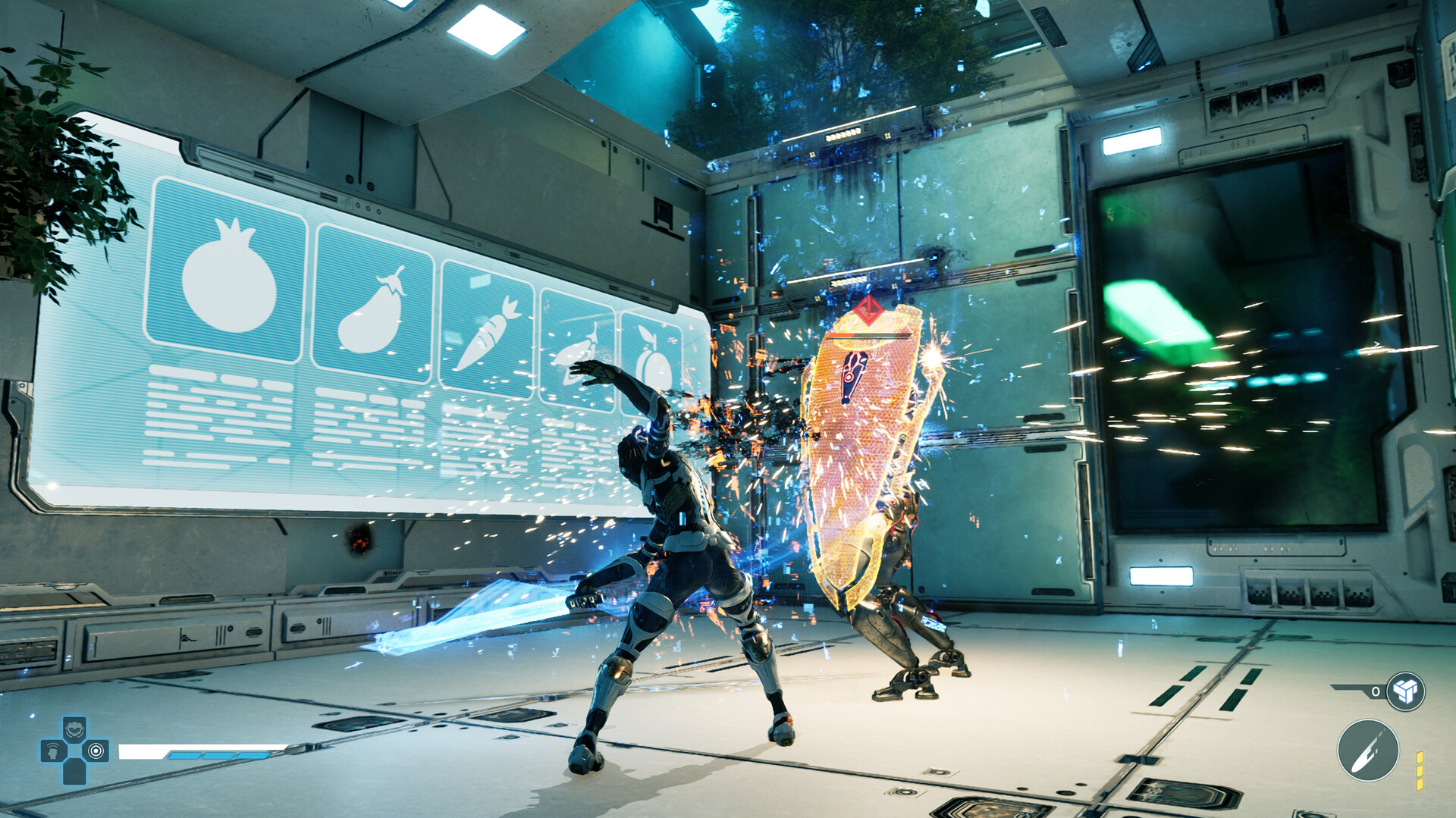 遊戲中的戰鬥場面緊張刺激