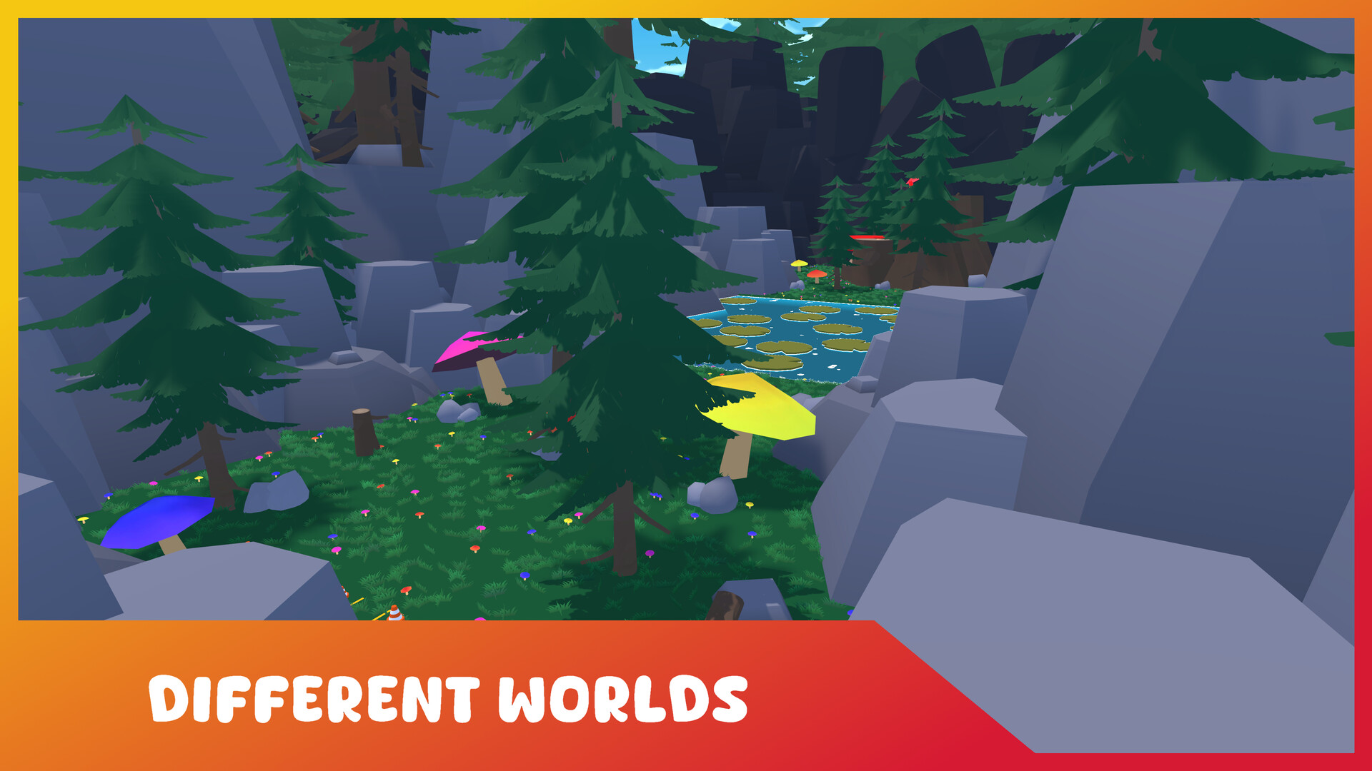 一輛汽車正在穿越由巨大圓柱體組成的障礙區。