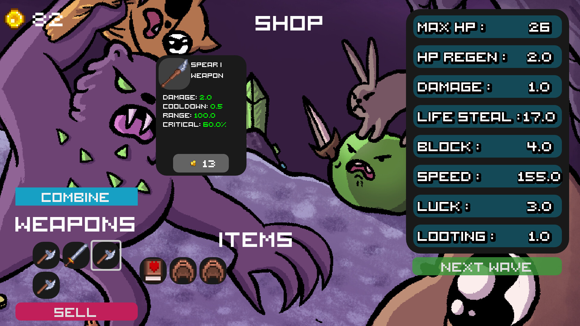 遊戲中,Boss角色被英雄們的彈幕包圍,場面十分激烈。