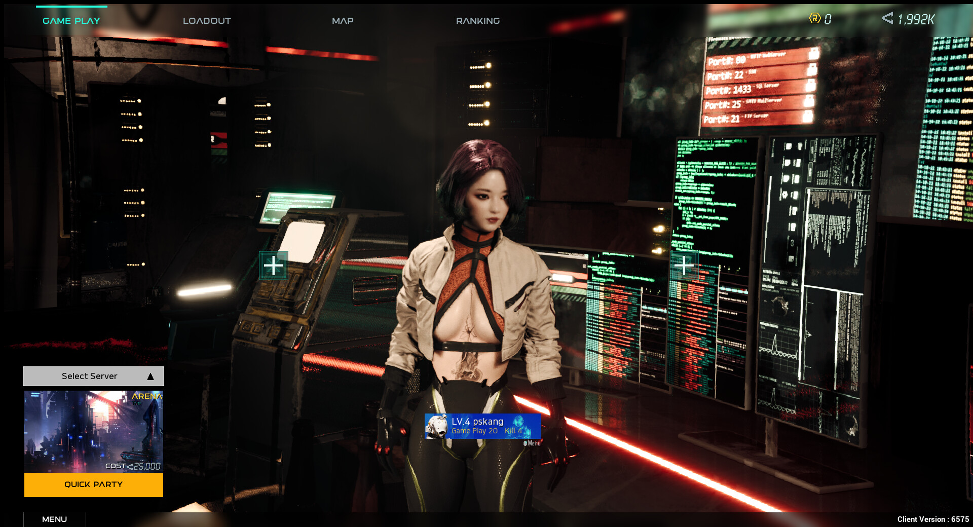 遊戲中的科幻風格場景