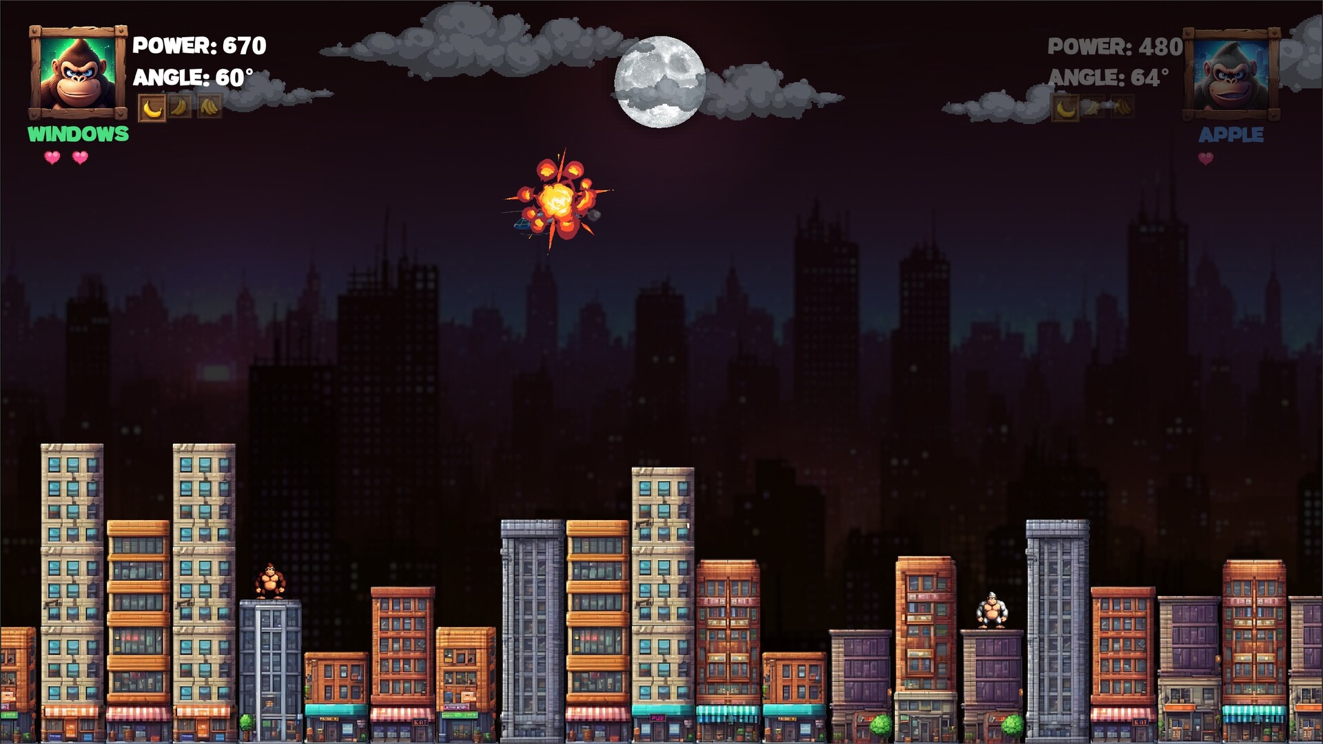 雪人慶祝勝利的動畫