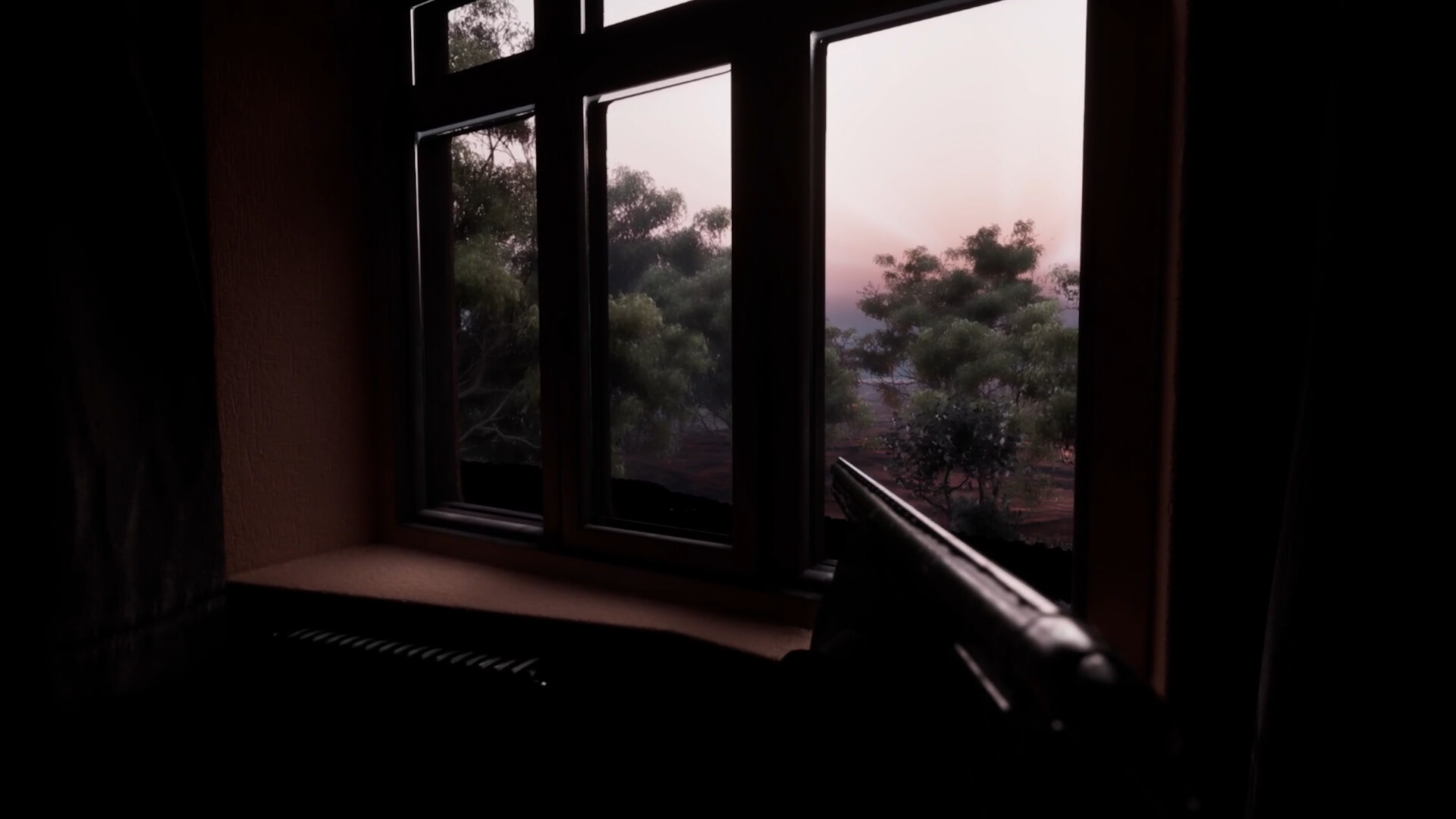 玩家在一個房間內與怪物對峙