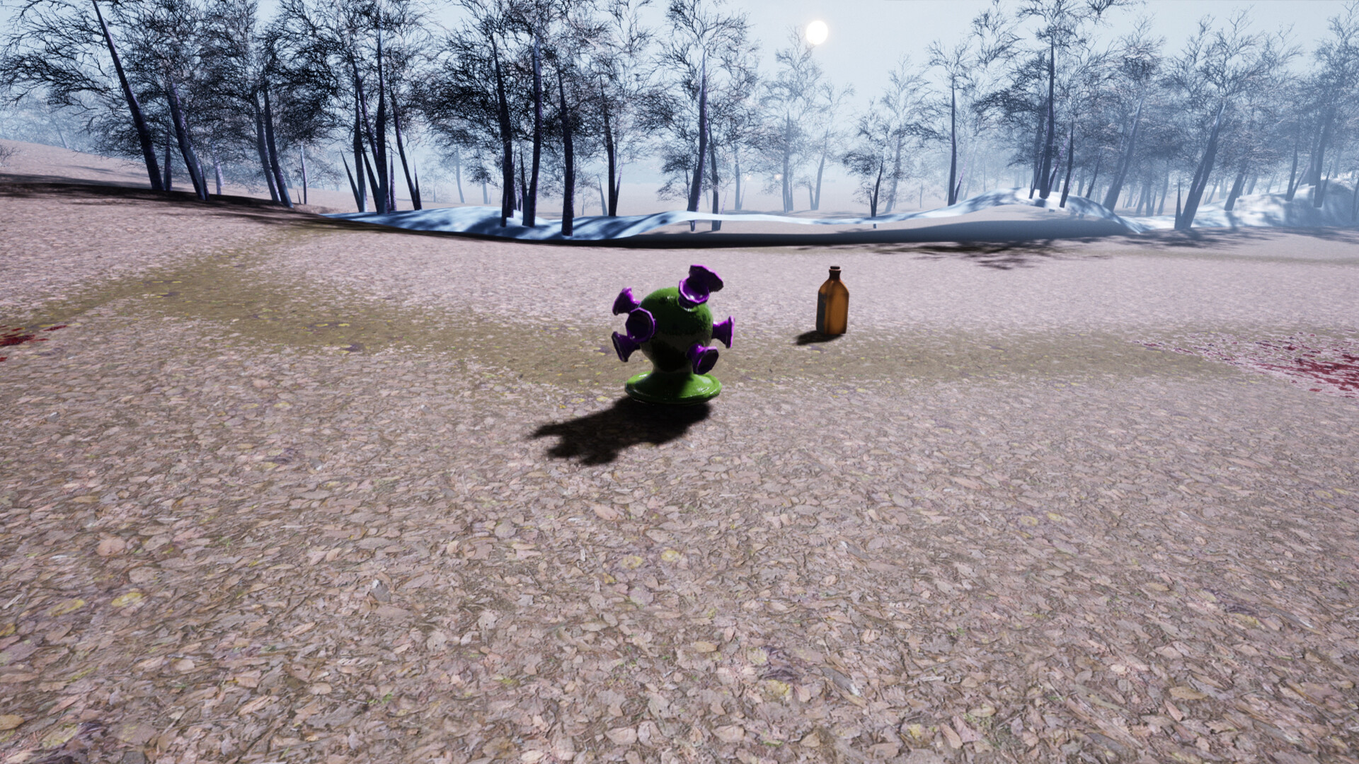 一個巨大的眼球結構懸浮在空中