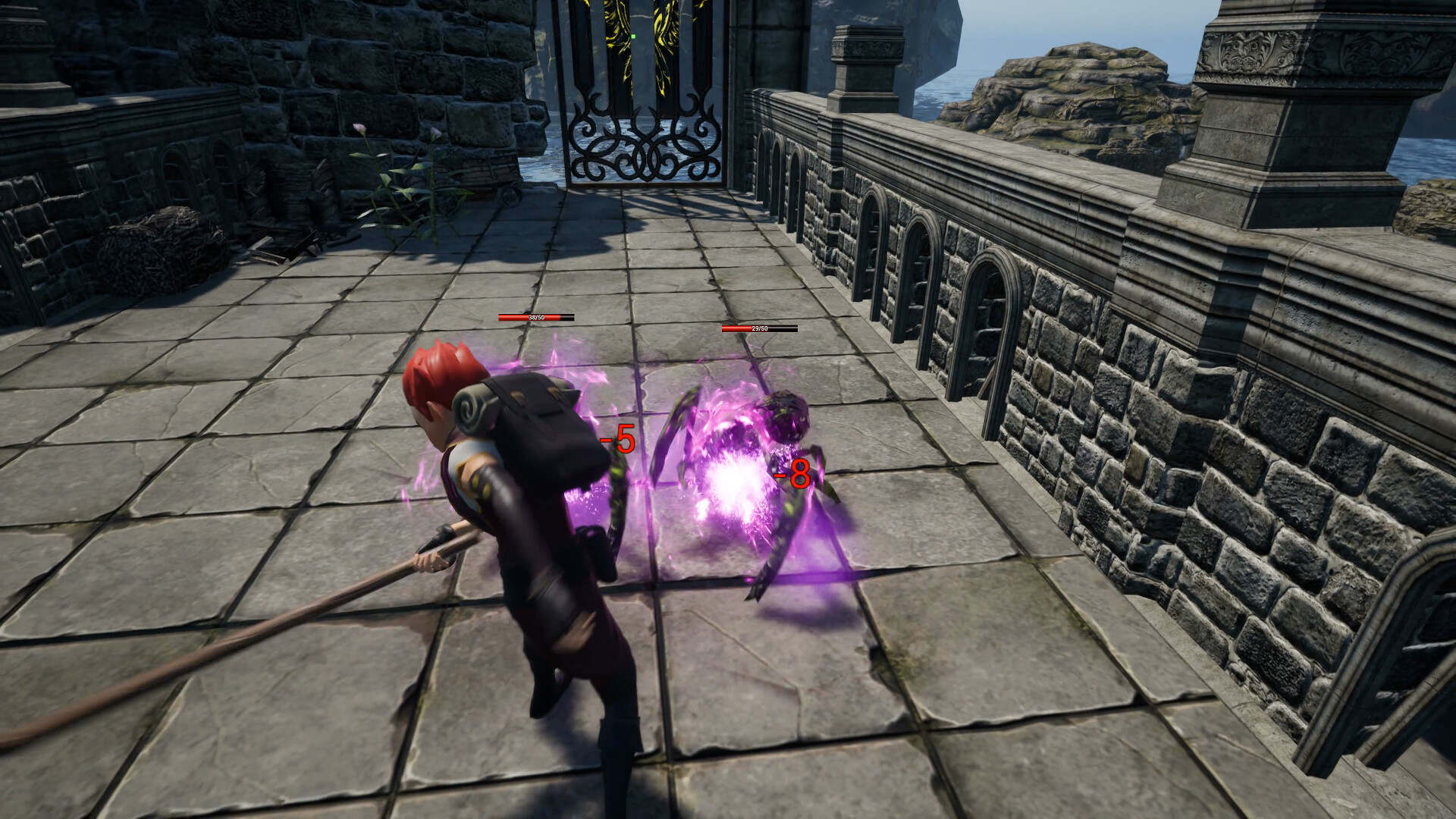 《卡諾:石頭島》遊戲戰鬥畫面