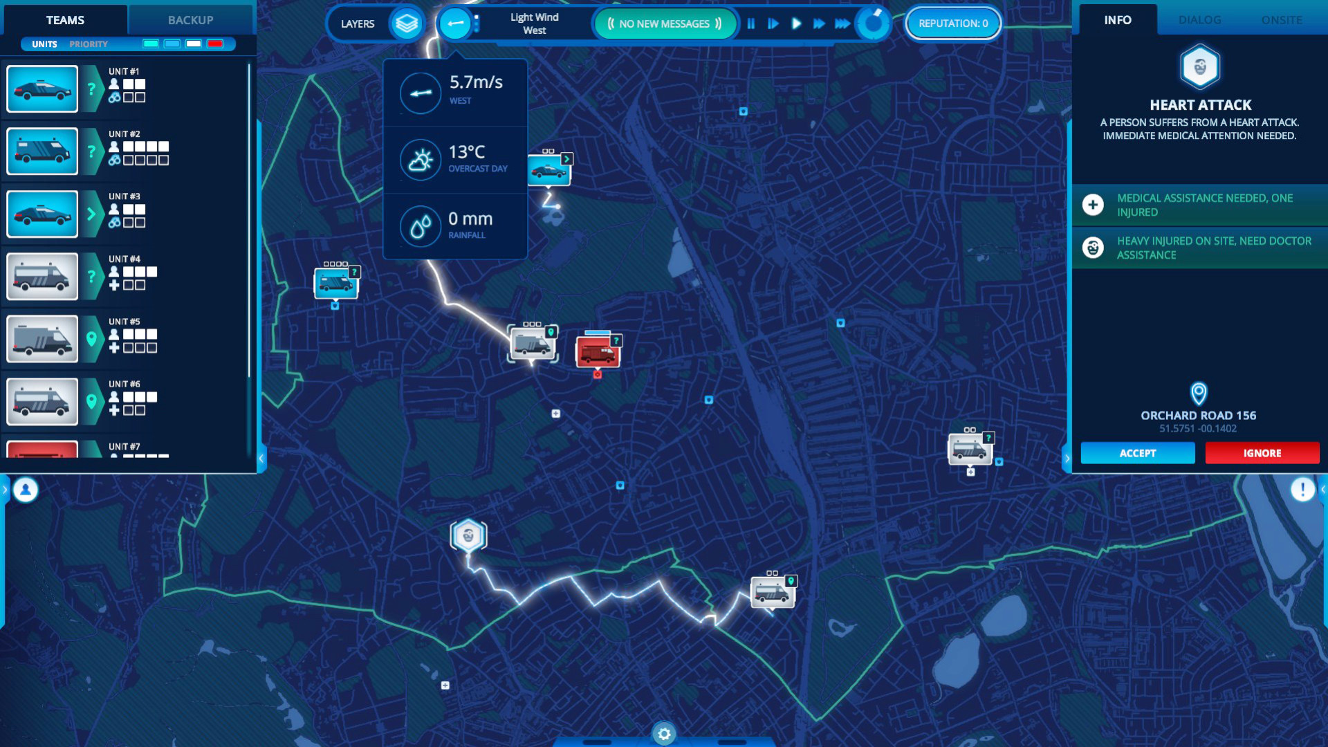 在惡劣天氣下調度單位是一大挑戰