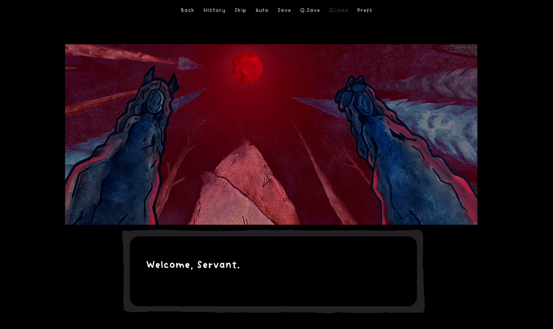 遊戲中的對話選擇介面