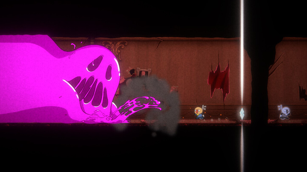 遊戲中充滿挑戰的平台跳躍場景