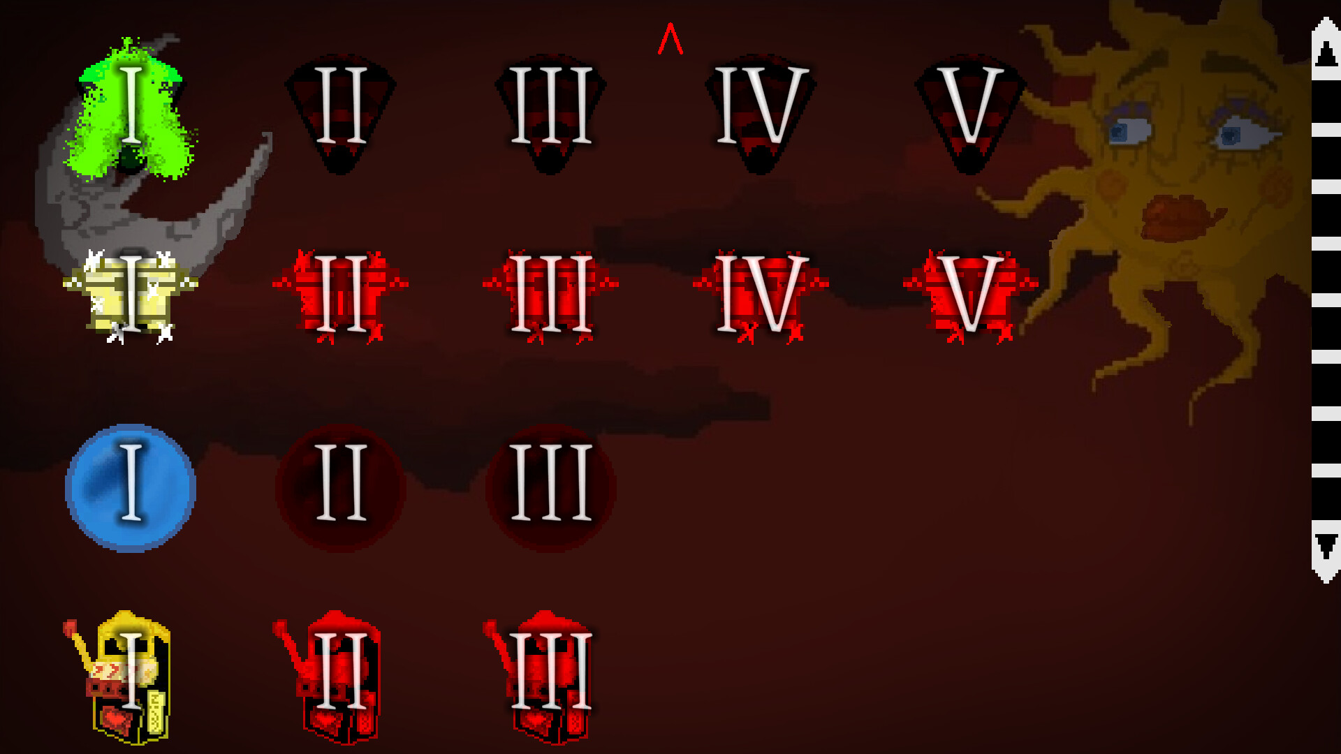 玩家在黑暗的洞穴中與生物突變體戰鬥