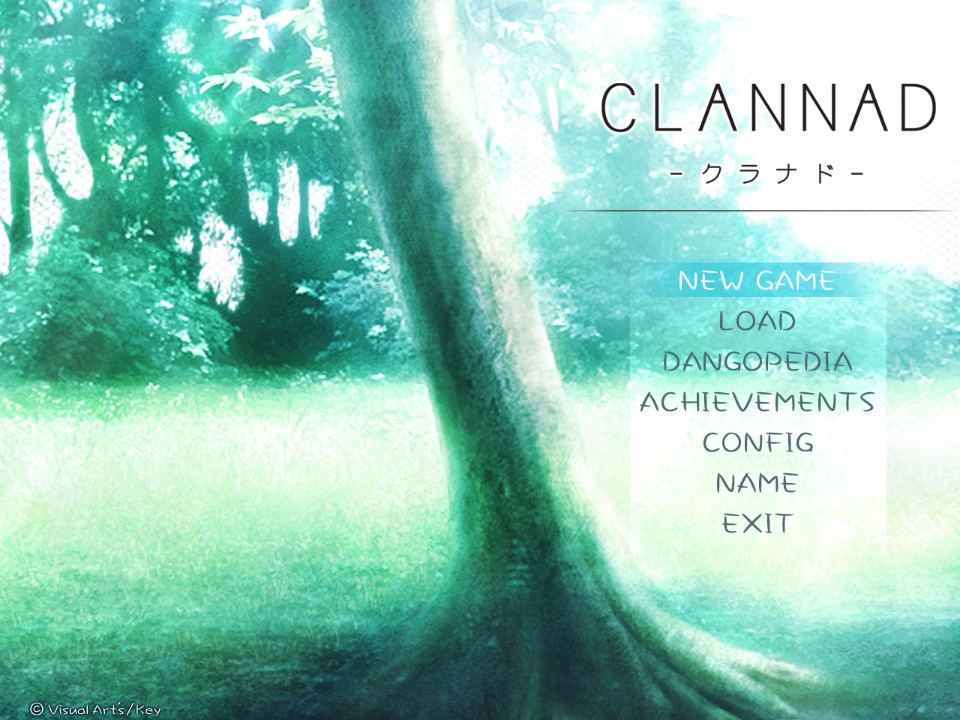 CLANNAD 經典開場畫面