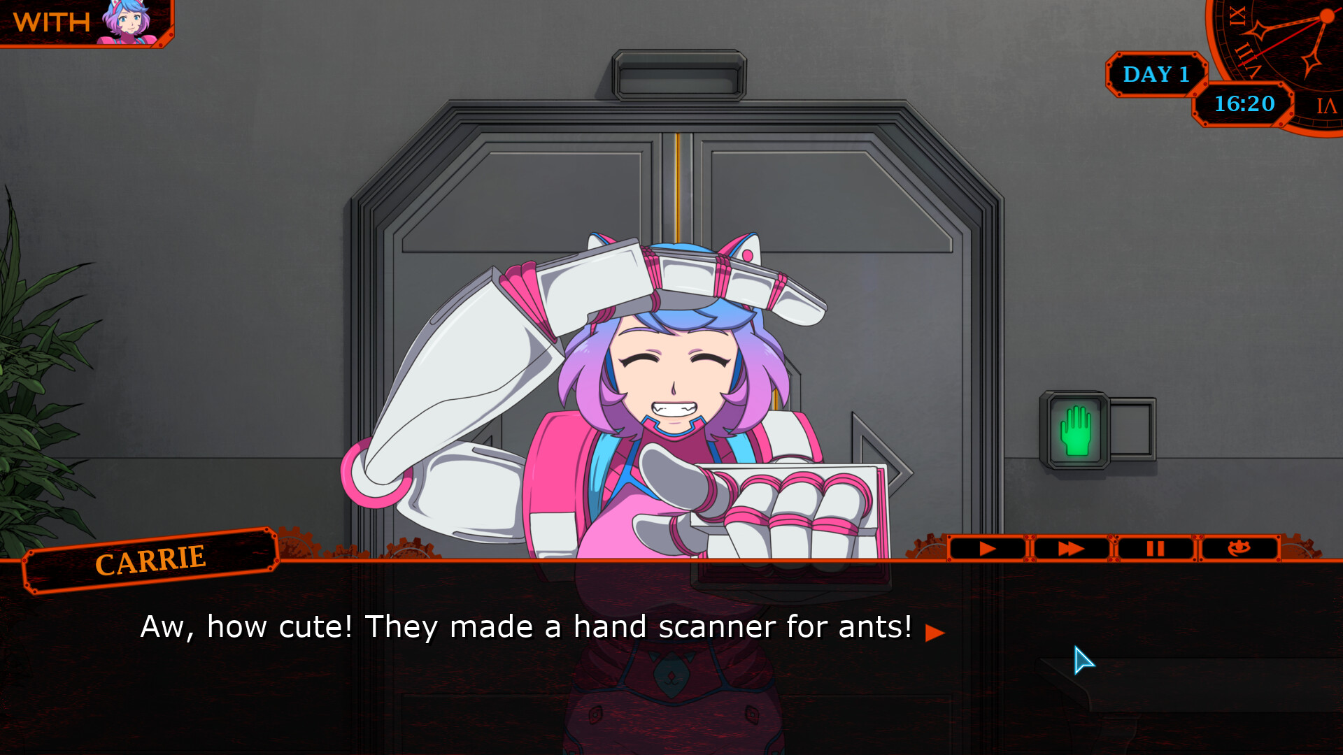 遊戲中的對話與選擇場景