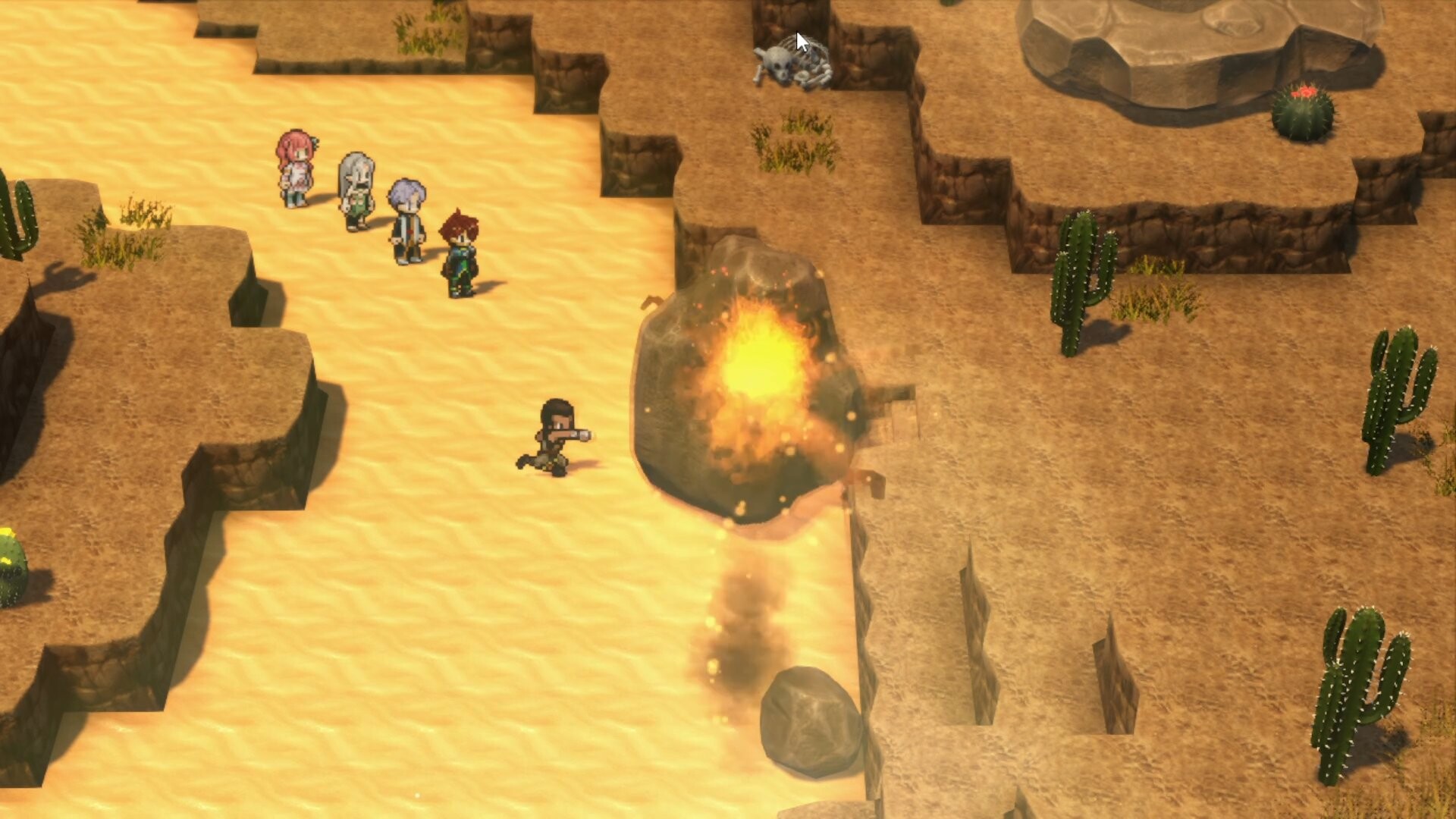 遊戲中的劇情對話場景