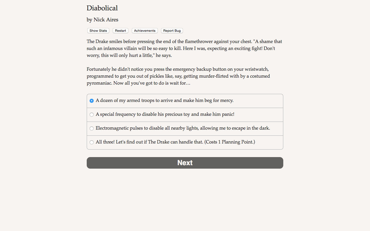 遊戲中的角色互動