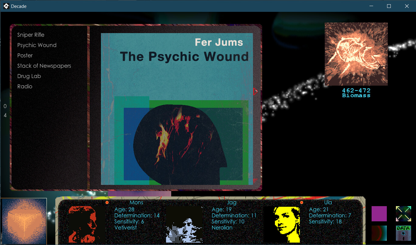 遊戲中充滿哲學思辨的文本內容