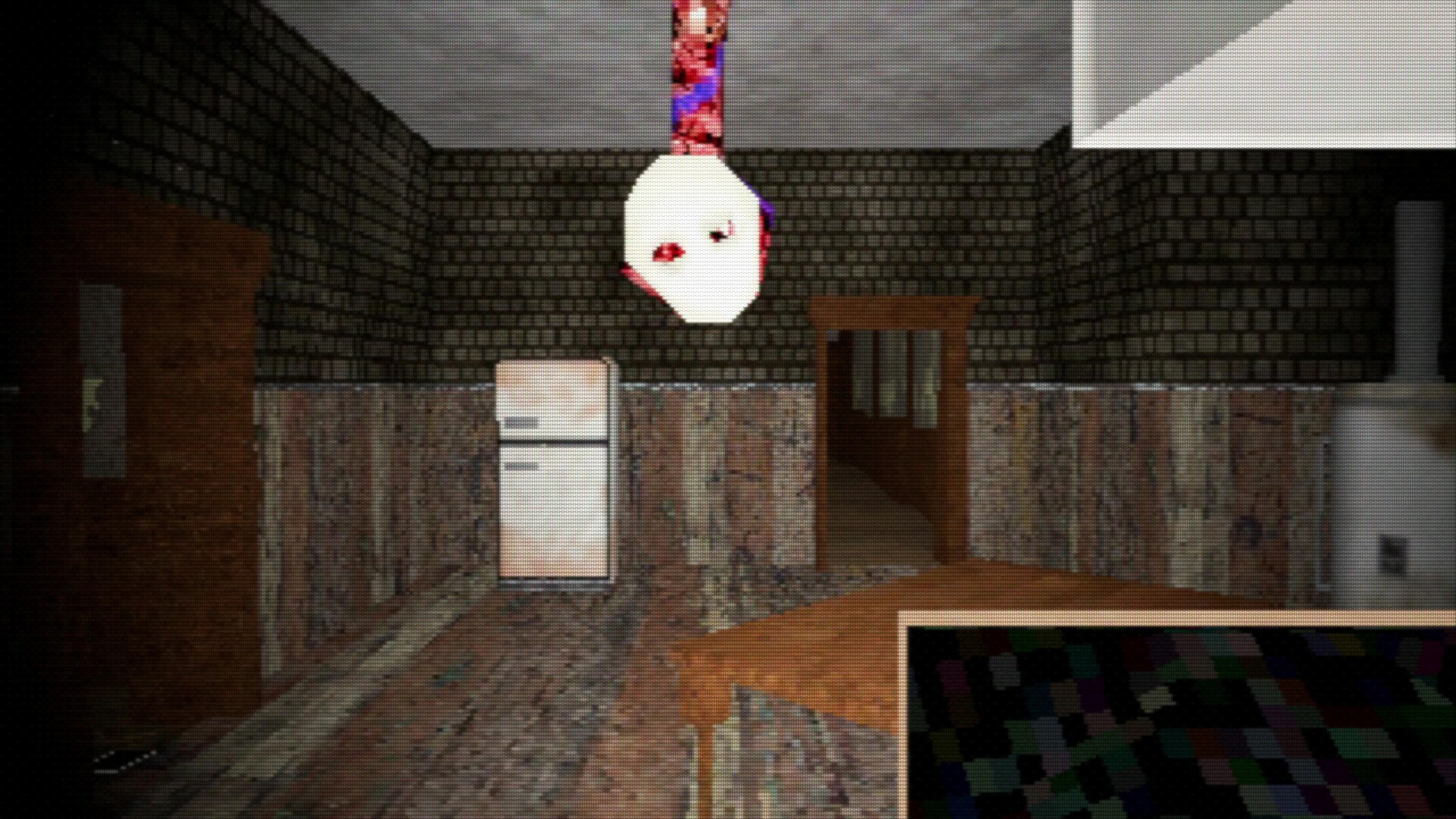 玩家視角，手持相機準備按下快門