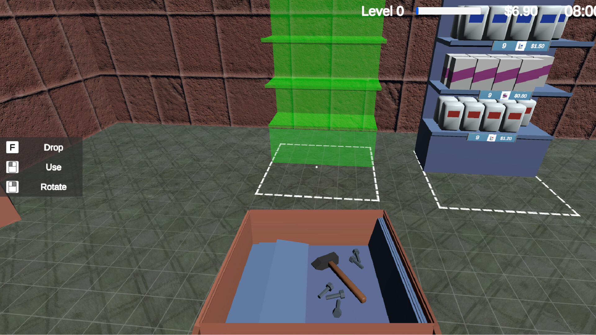 琳瑯滿目的商品貨架