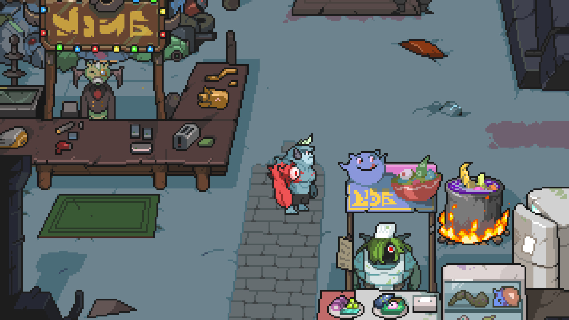 魔界中充滿形形色色的有趣角色