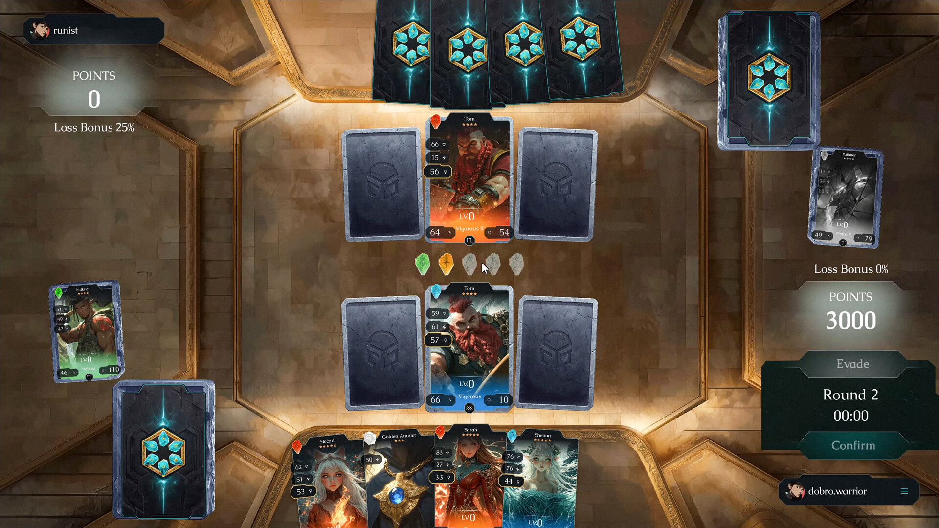 Dobro Goranku 遊戲的戰鬥介面