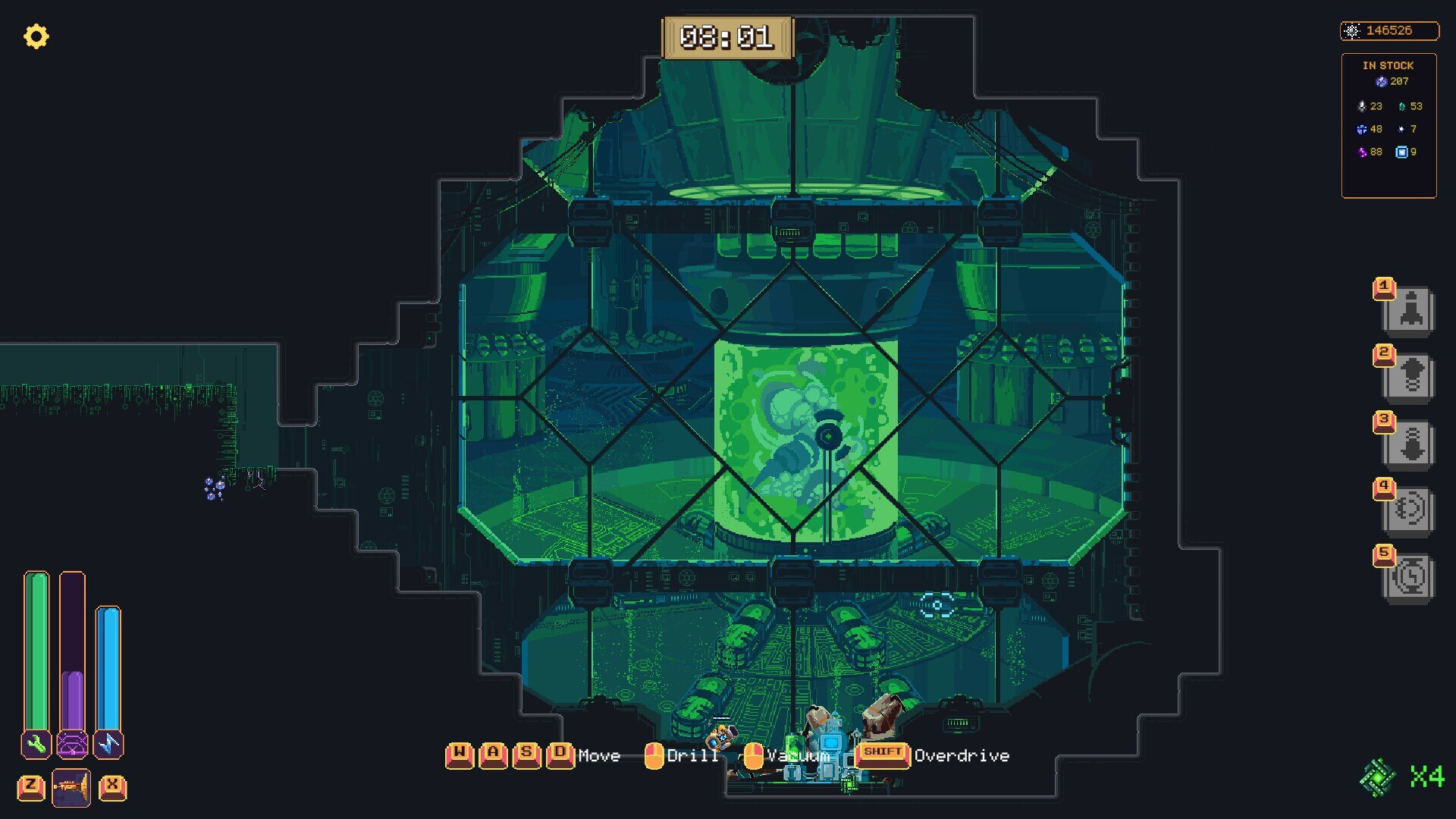 升級與整備機械蜘蛛