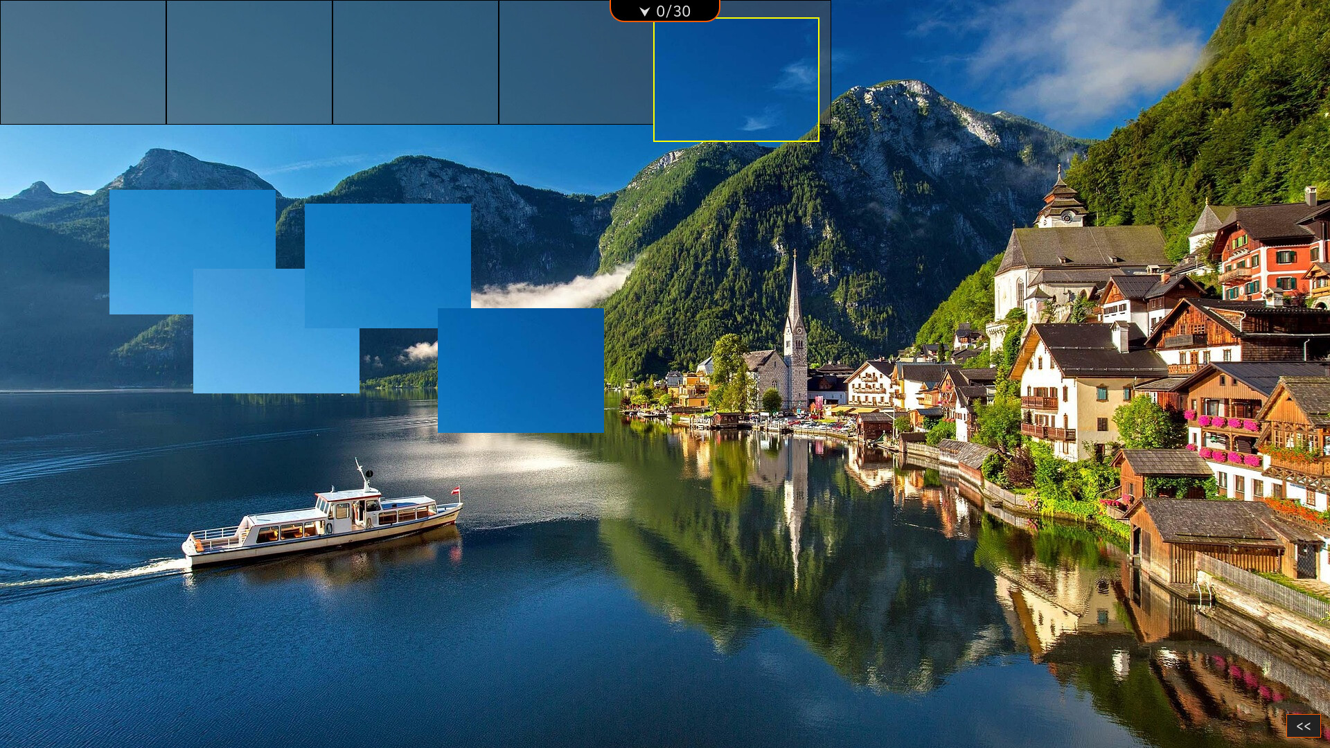 一個充滿幻想色彩的卡通風格拼圖