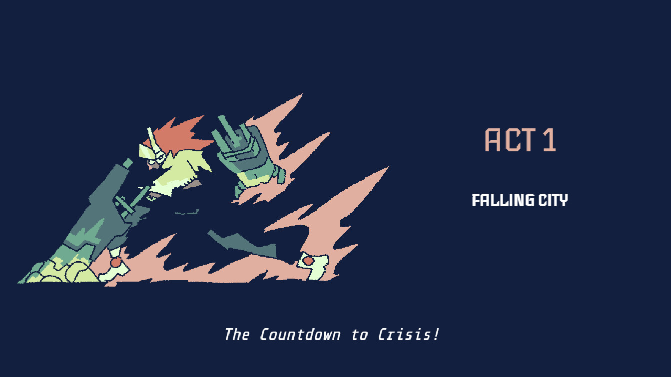 主角與敵人對峙