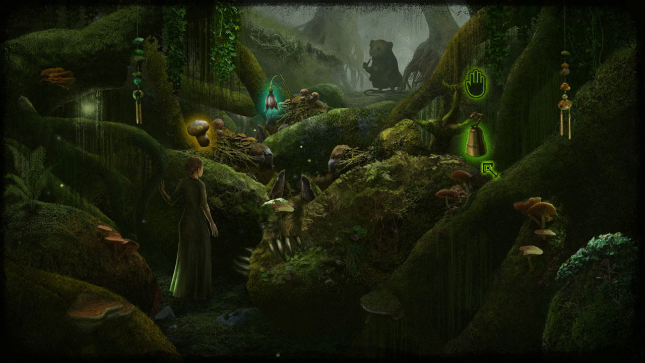 遊戲中的場景皆為手繪，營造出濃厚的童話氛圍。