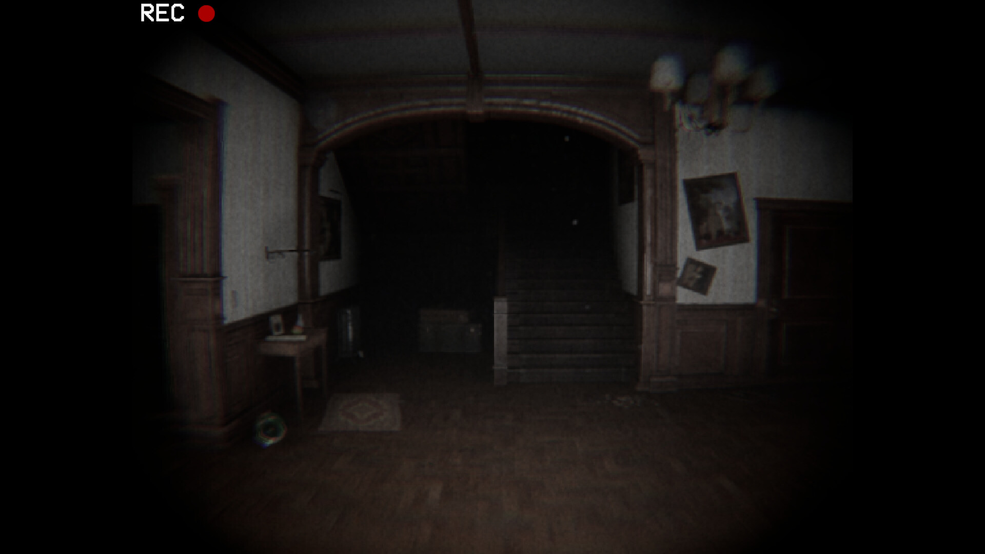 遊戲中充滿詭譎氛圍的走廊