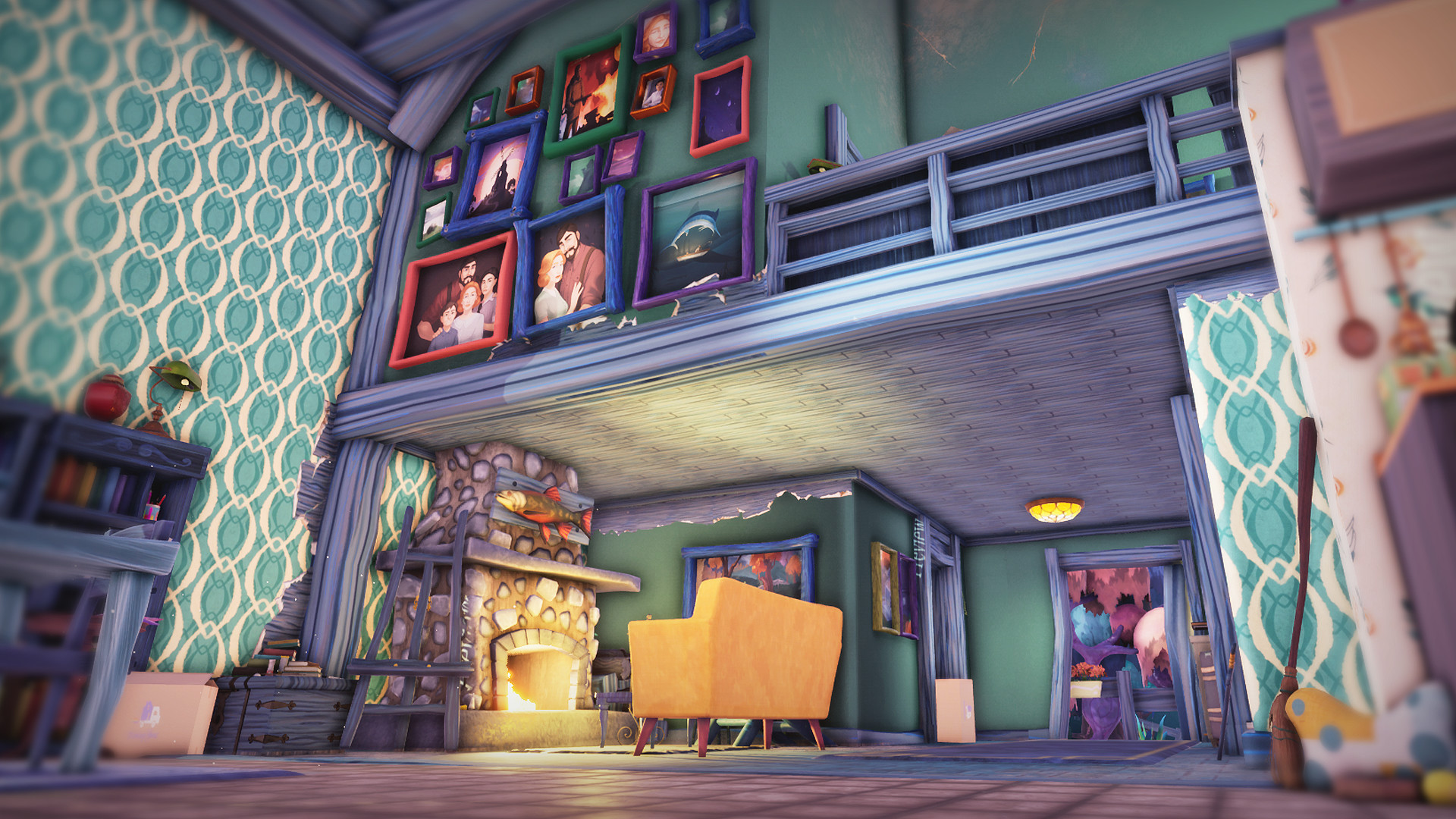 在奇幻的圖書館中探索