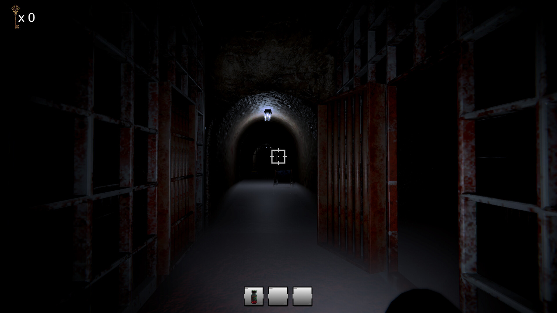 遊戲場景呈現出廢棄與詭異的氛圍。