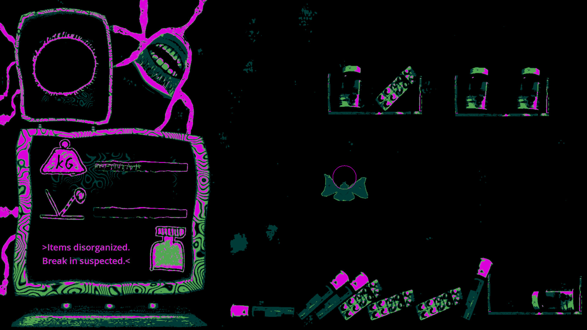 手繪塗鴉與現實圖像拼貼結合的畫面。