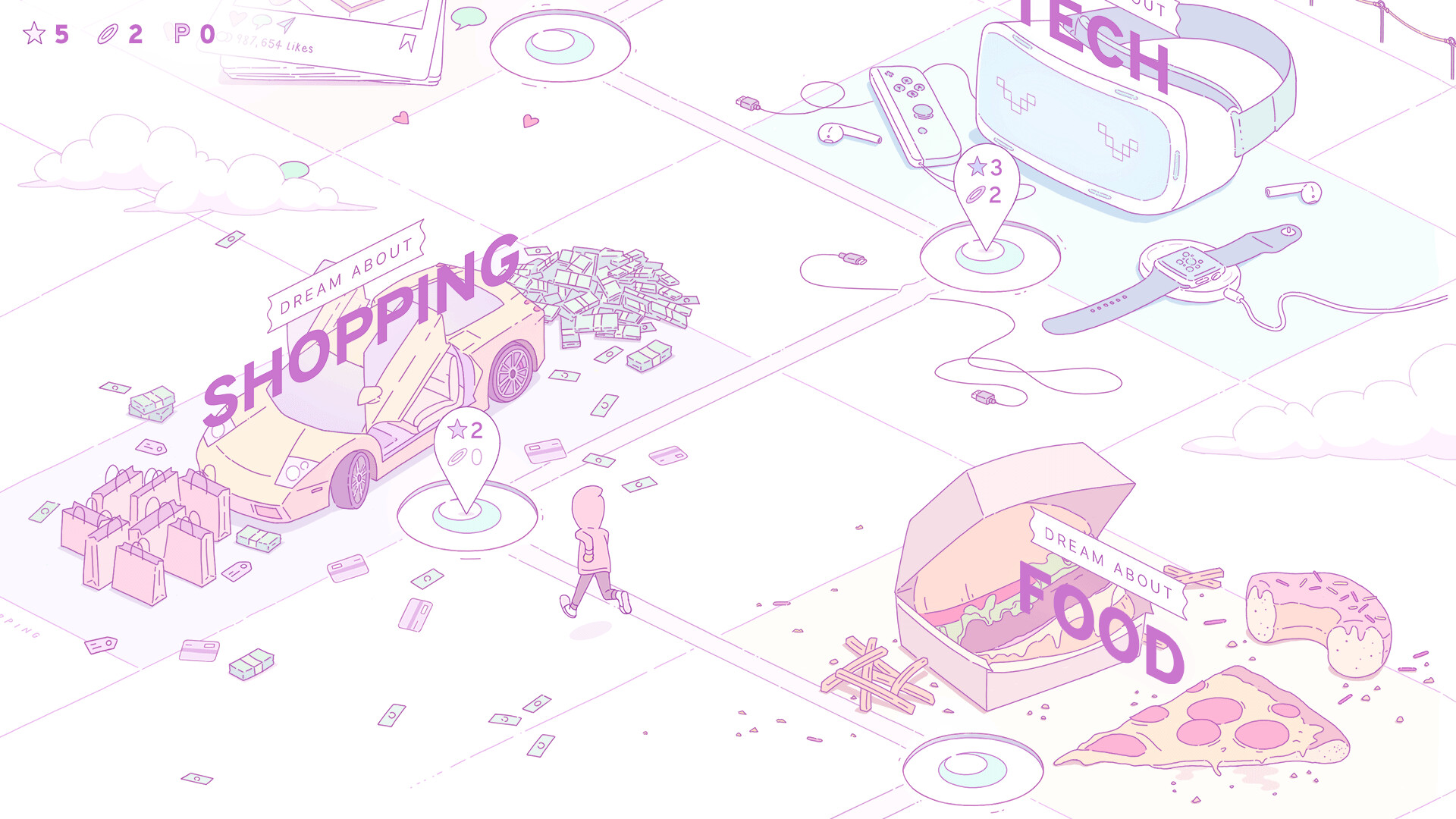 簡潔而富有提示性的視覺設計