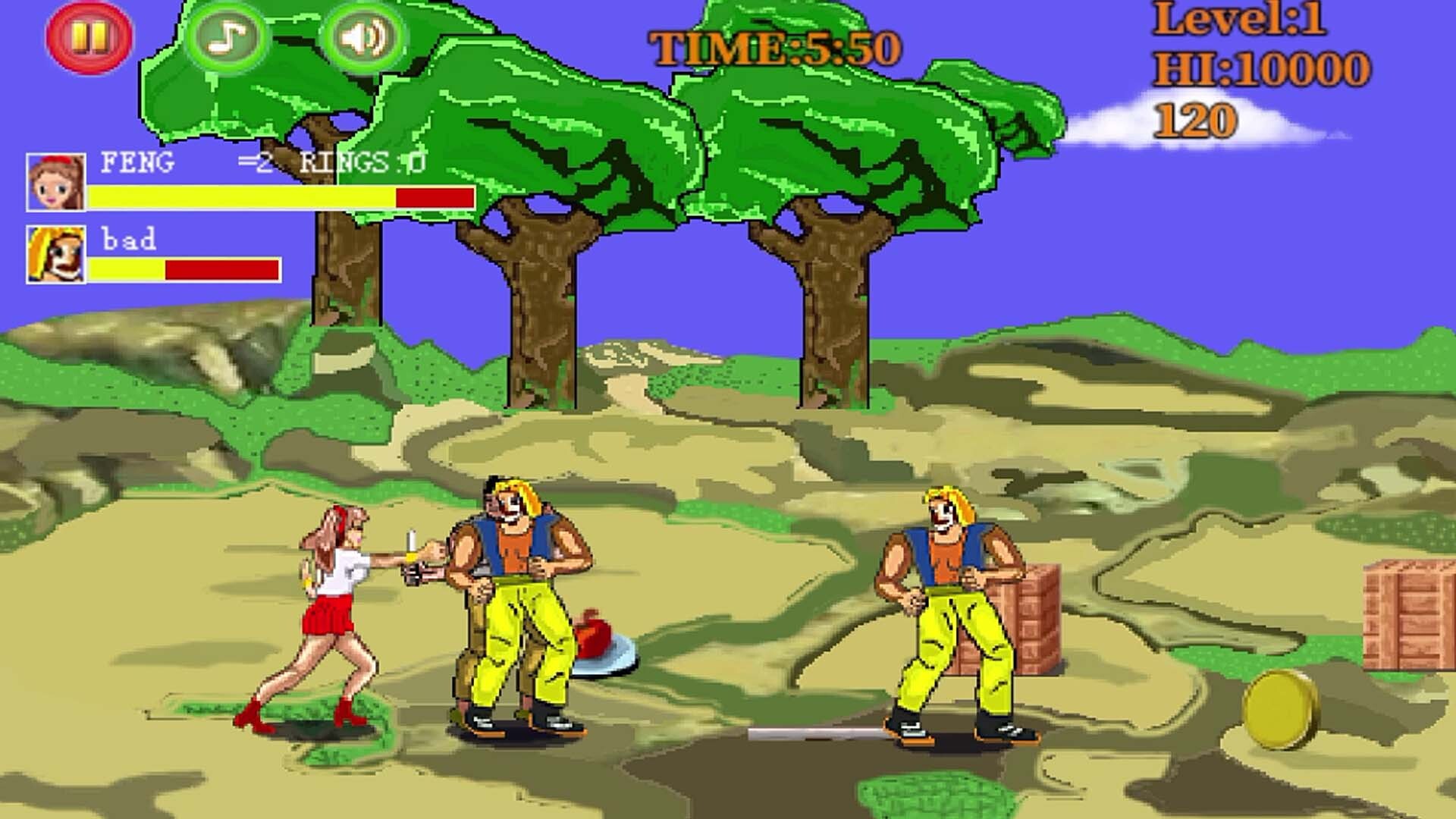 主角在充滿日式風格的場景中戰鬥。