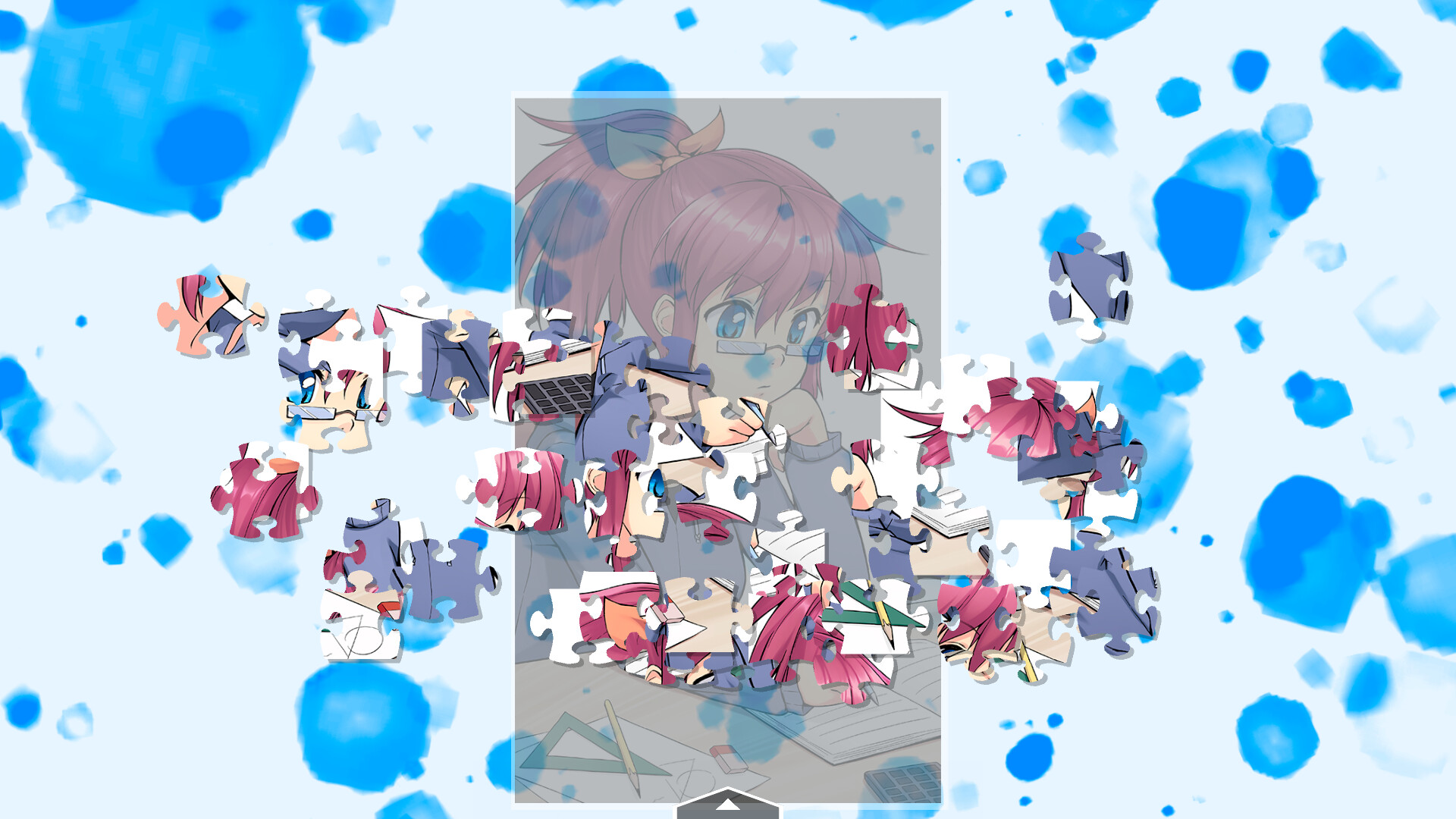 遊戲中的拼圖介面