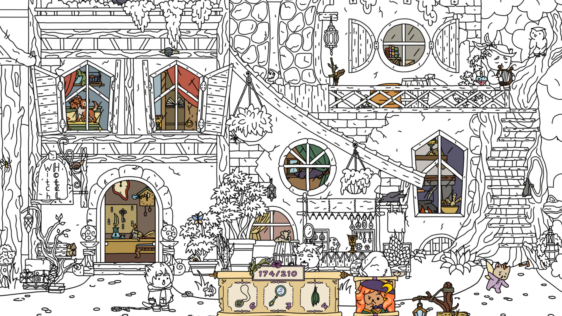 遊戲場景充滿童話色彩