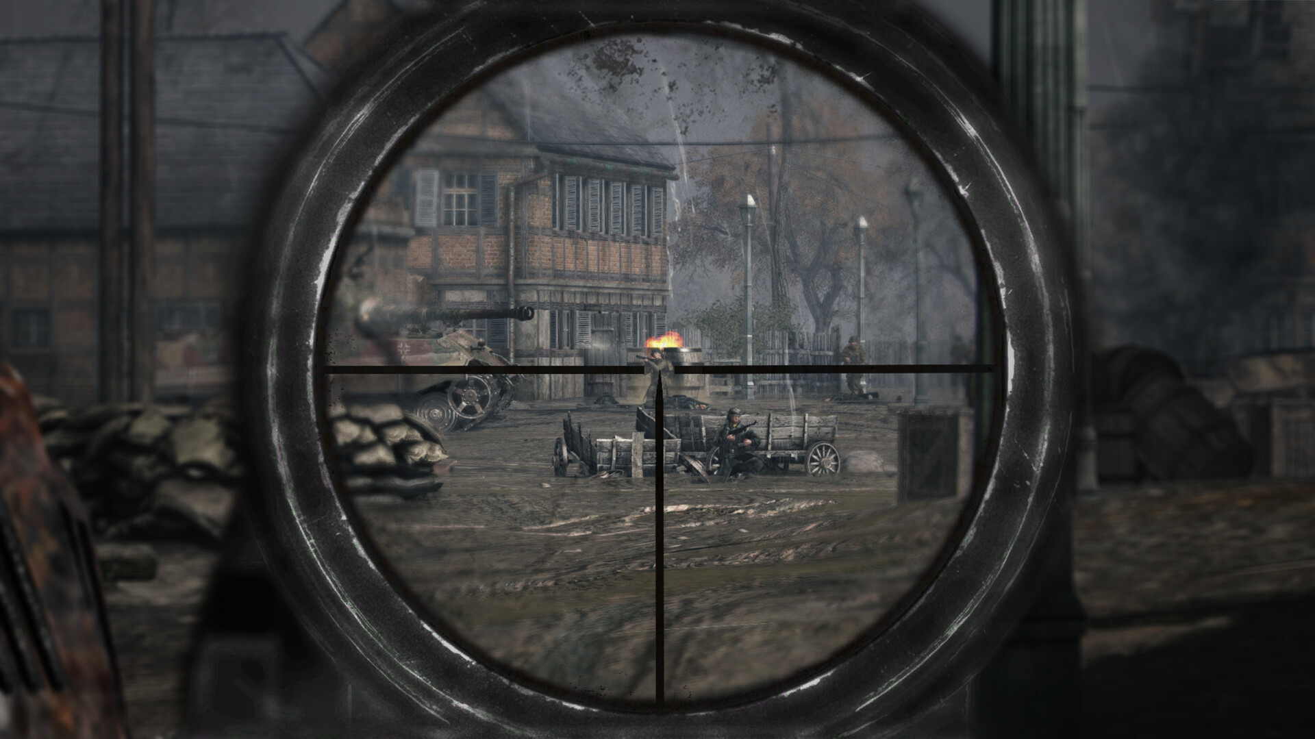 玩家可以隨時切換到第三人稱視角,直接控制單個士兵的行動。