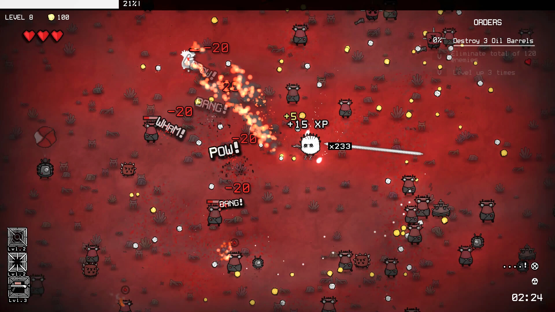 特工在場景中運用技能與敵人周旋。