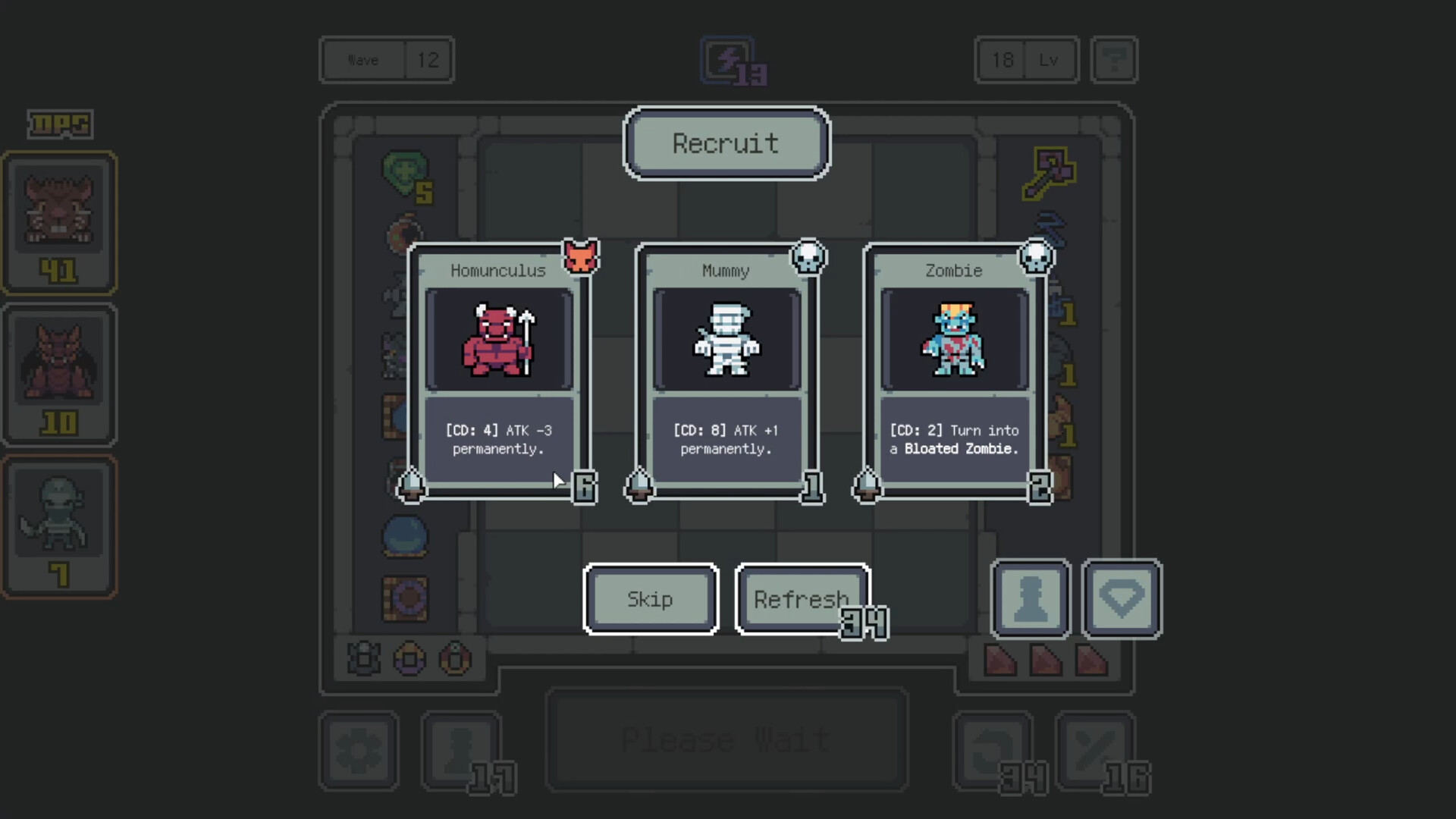 遊戲後期，戰場上充滿了各種單位與華麗的特效