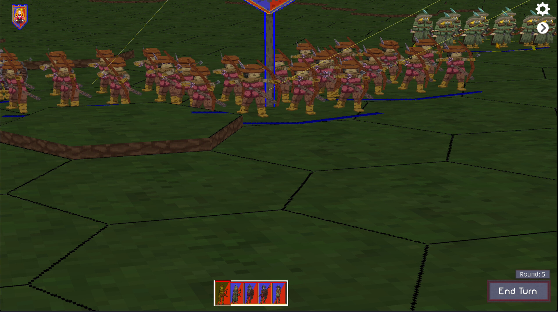 Ever War 遊戲中不同陣營的單位