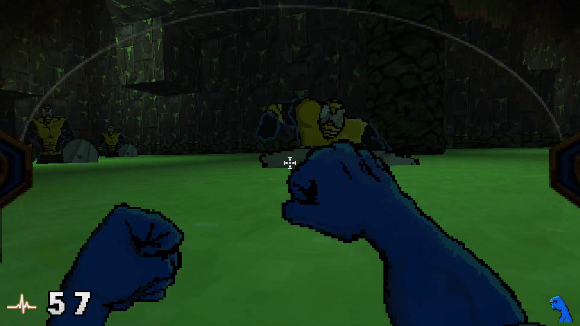 遊戲中的室內戰鬥場景