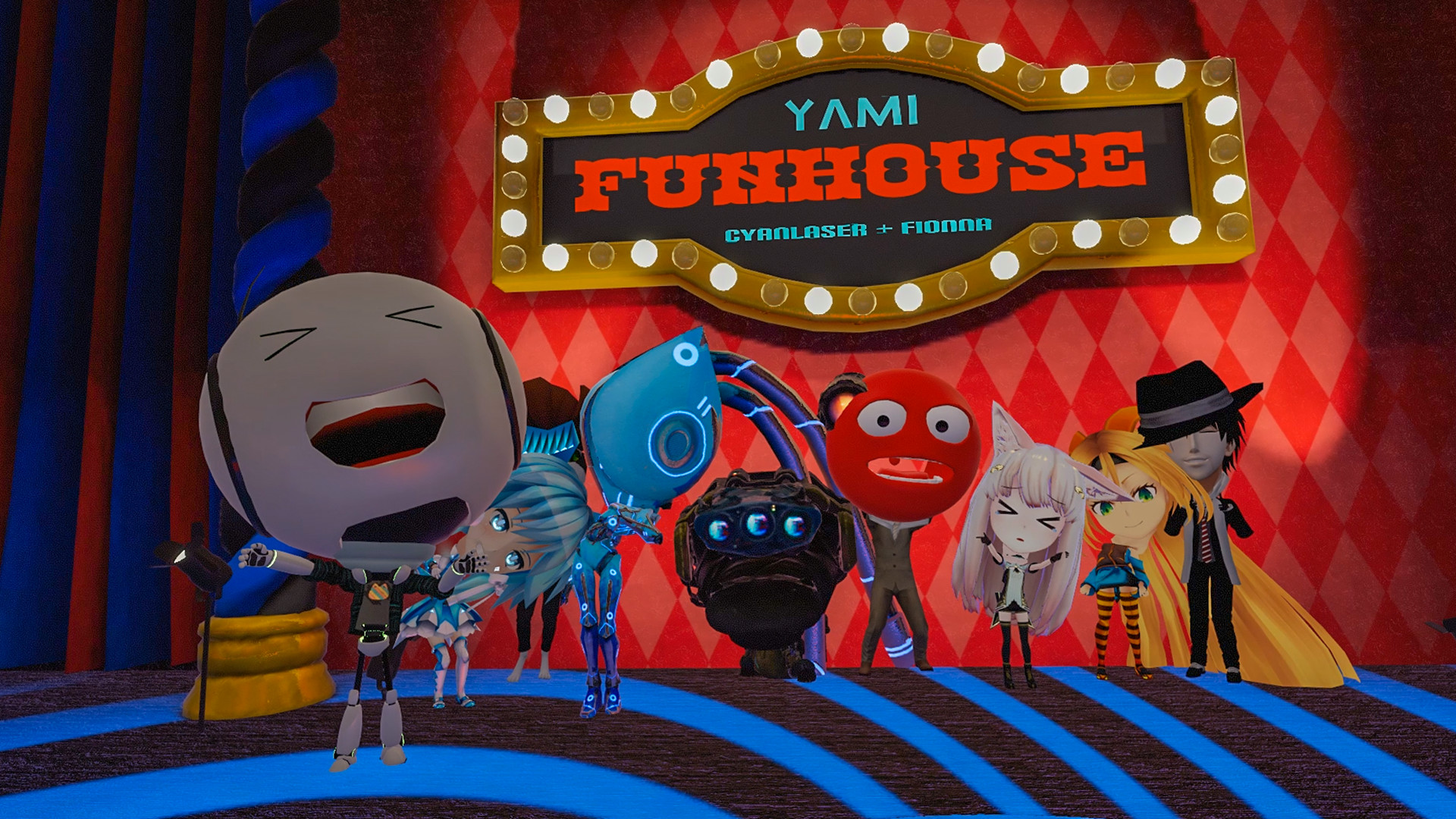 玩家們圍坐在一起玩遊戲。